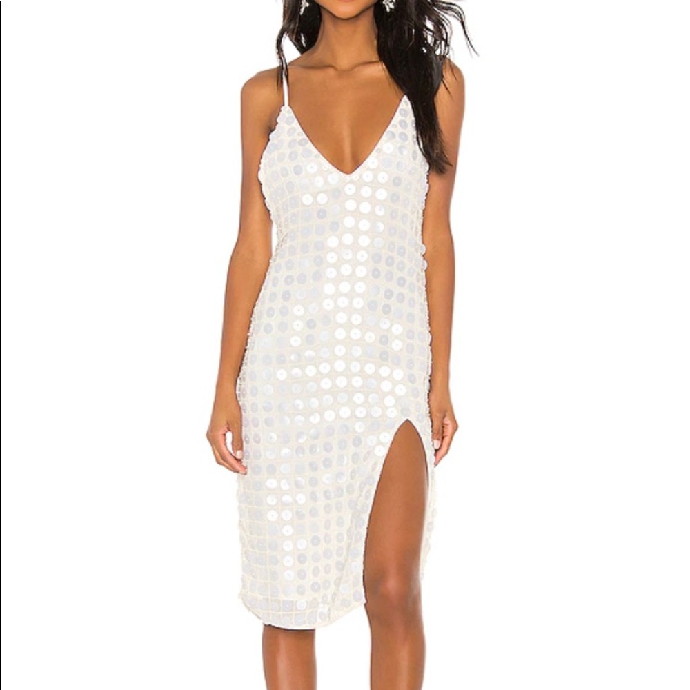 X by NBD Winny Dress in Ivory